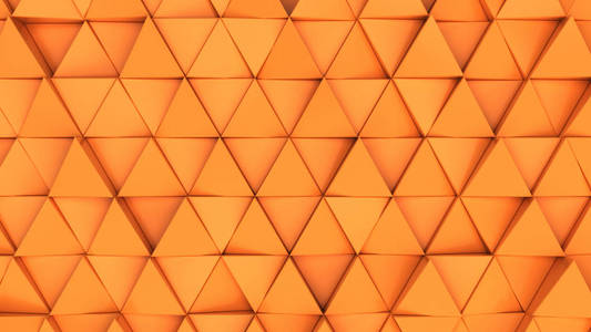 橙色三角形棱镜的图案