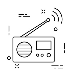 一套无线电图标图片-一套无线电图标素材-一套无线电图标插画-摄图新