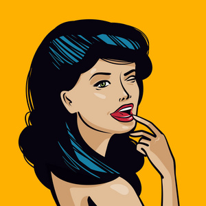 漫画美女吞小人图片