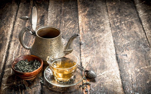 印度茶香茶壶图片