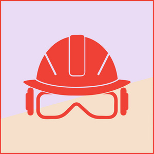 安全帽矢量图图片