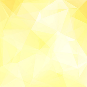 黄色 白色的几何形状的背景。马赛克拼图。矢量 Eps 10。矢量图