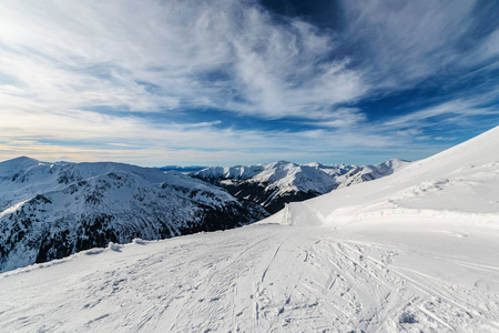 高 Tatras 滑雪坡