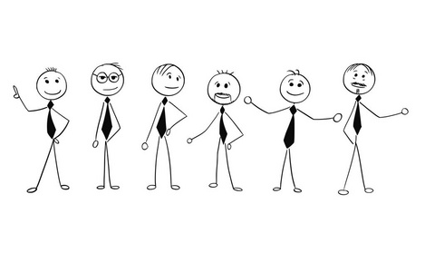 笑脸人群图片-笑脸人群素材-笑脸人群插画-摄图新视界