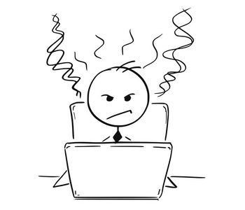 计算机的愤怒图片-计算机的愤怒素材-计算机的愤怒插画-摄图新视界