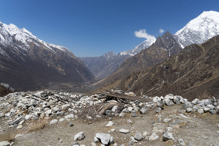 在尼泊尔山风景