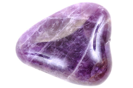 紫罗兰色紫水晶孤立