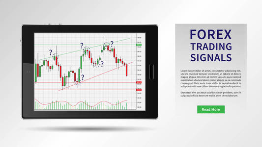 外汇交易信号矢量图示
