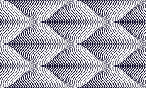 几何无缝图案抽象瓷砖背景矢量重复无休止的壁纸插图.