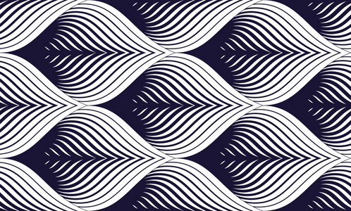 水中鱼动态壁纸无缝几何图案. 几何简单时尚面料印花.