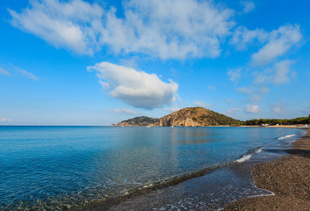 第勒尼安海海风景, 坎帕尼亚, 意大利