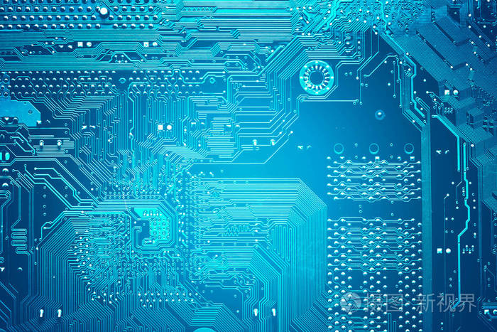 电子计算机硬件技术. 主板数字芯片. 科技科学背景. 集成通信处理 ..