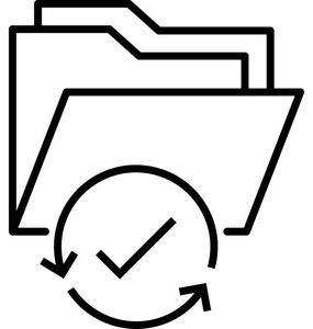 保存文档向量图标