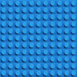 蓝色.蓝色塑料建筑板材.3d 建筑砖的矢量背景.乐高背景照片