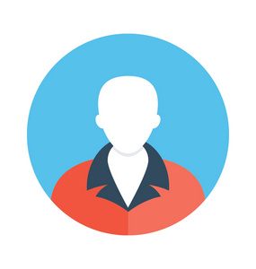 老年市民矢量图标照片