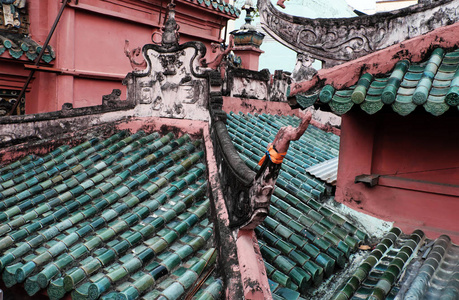 中国式寺庙屋顶