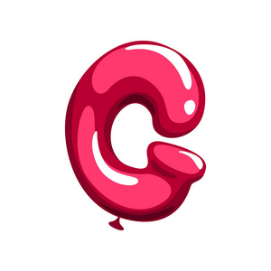 气球英语字母表图片