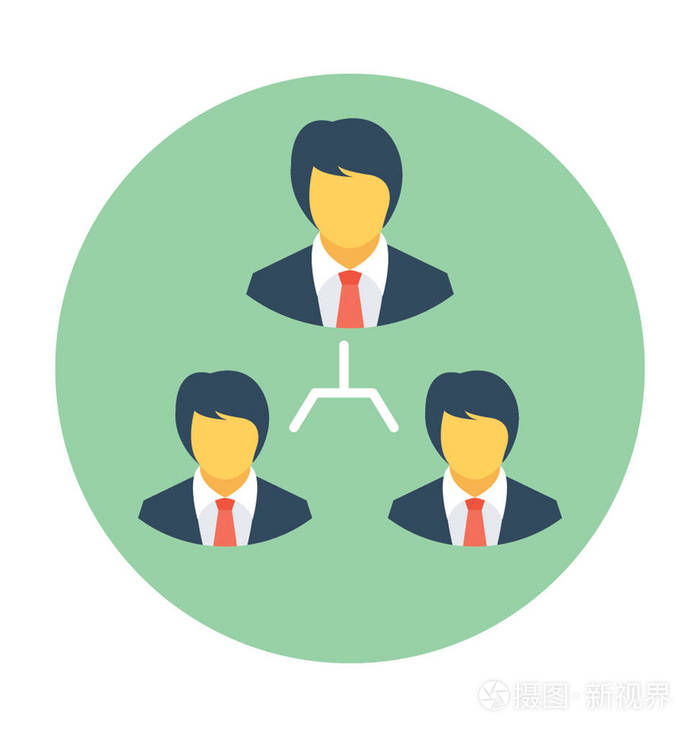 组织结构平面矢量图标插画-正版商用图片10tcx1-摄图新视界