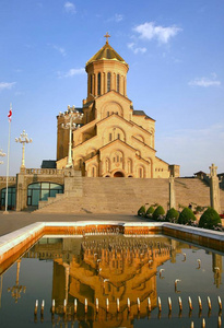 格鲁吉亚首都第比利斯圣三一大教堂
