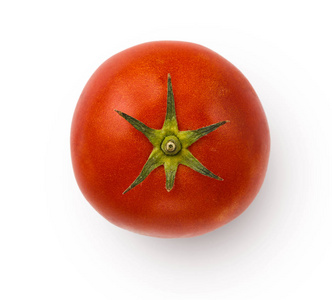 全熟鲜番茄白底分离