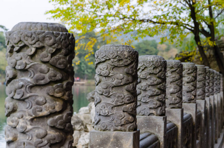 中国河北承德山地观及其寺庙