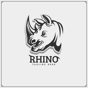 犀牛图标品牌图片