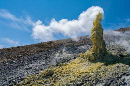 埃贝科火山帕穆希尔岛，苏尔群岛