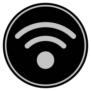 wifi 黑色硬币