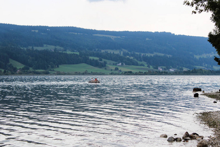 lac de joux at 瑞士阿尔卑斯山