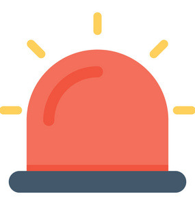 紧急报警平面矢量图标警报声矢量图标医疗图标矢量集矢量设置网页图标