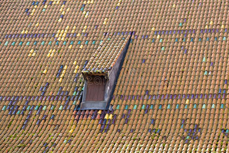 堆栈的屋顶瓦片图片