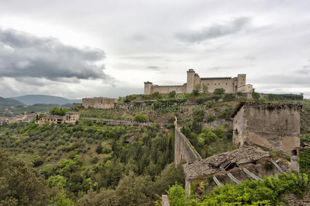 意大利斯波莱托翁布里亚城堡