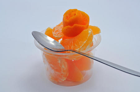 高调 健康 玻璃 勺子 外卖 甜点 普通话 橘子 小吃 水果