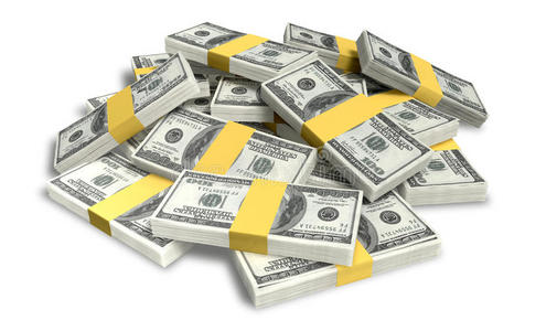 美元面值的纸币图片