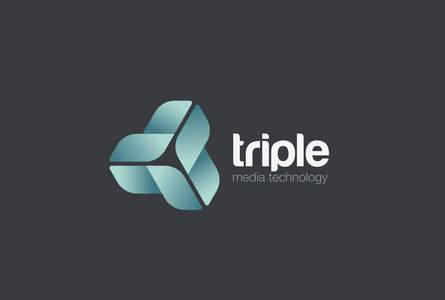 企业业务技术无限循环逻辑概念图标照片