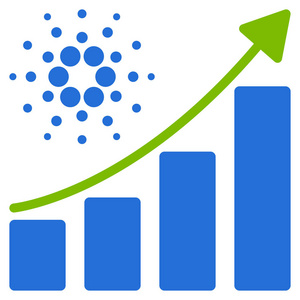 Cardano 增长图平面图标