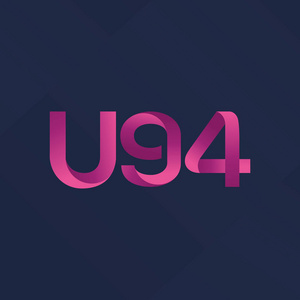U94 字母和数字号码徽标图标