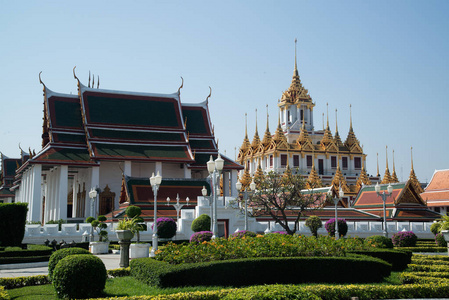 Loha Prasat 或金属城堡在笏 Ratchanatdaram Woravihan