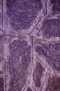 石墙的紫色纹理, 龟裂的表面