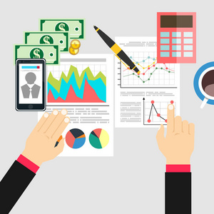 财务统计分析图片-财务统计分析素材-财务统计分析插画-摄图新视界