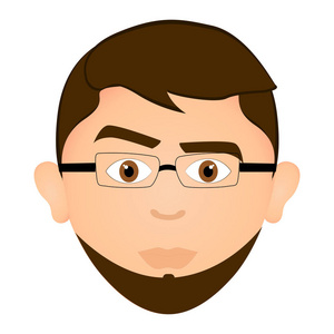 严肃的人头像照片