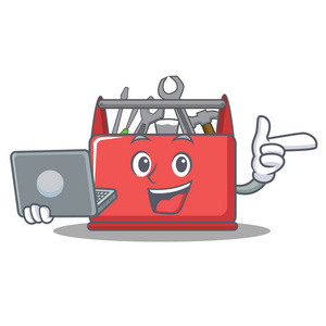 金属手提电脑用手提电脑工具盒卡通人物照片