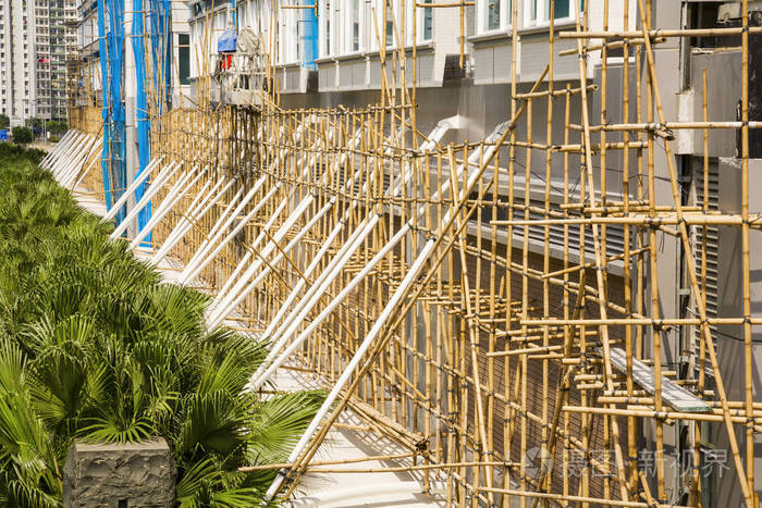 香港竹棚架地盘