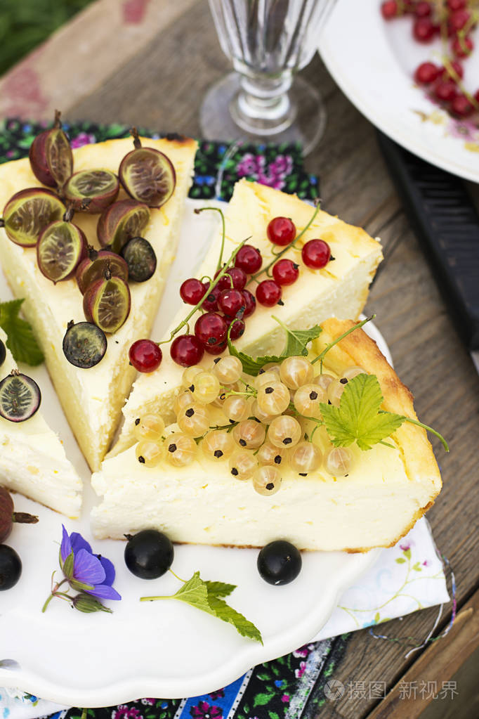 舒适的夏日家庭烘焙.