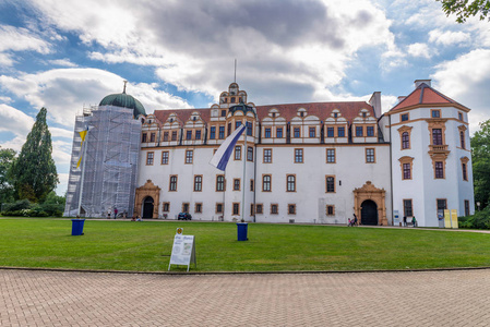 文艺复兴风格的城堡在策勒下萨克森德国。