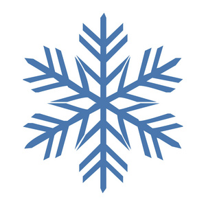 冬季白色圣诞雪花水晶元素. 天气插图冰收集.