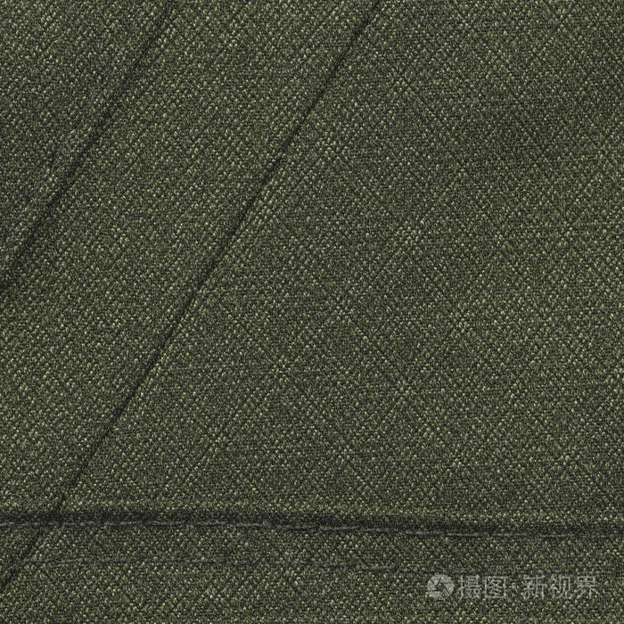 绿色织物背景接缝