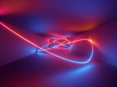 红色激光线图片