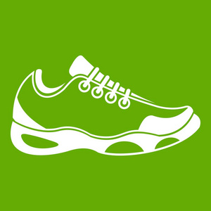 网球图标绿色运动鞋