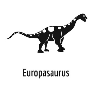 Europasaurus 图标, 简单样式